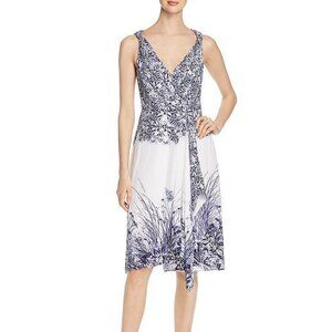 Elie Tahari Floral Wrap Dress